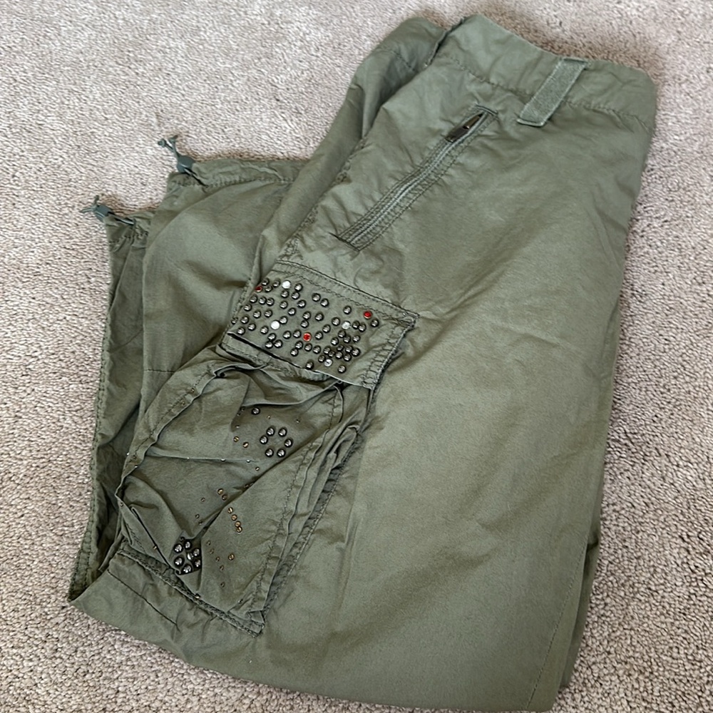 Express Bejeweled Capri Pants - 4